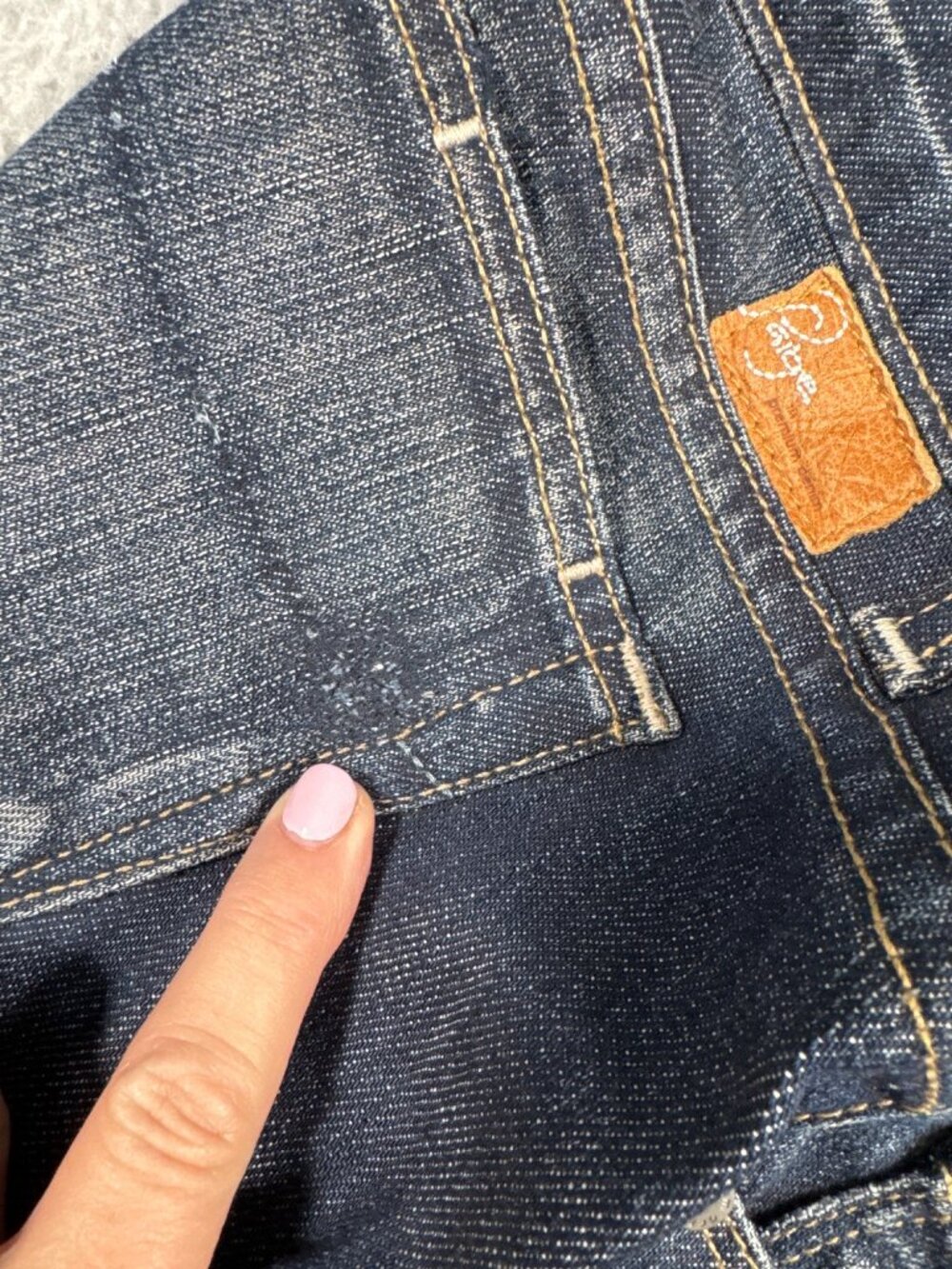 Paige Maternity Premium Denim Flare Jeans 29 Comfort Office Casual Hippie Y2K - Picture 12 of 14